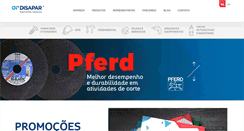 Desktop Screenshot of disapar.com.br