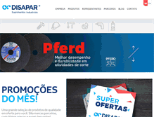 Tablet Screenshot of disapar.com.br